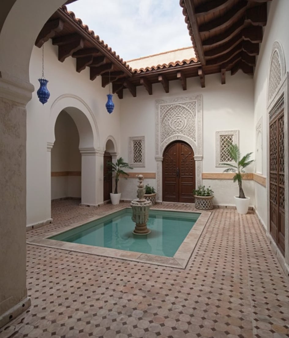 Petit Riad Rénové et Titré — Laksour