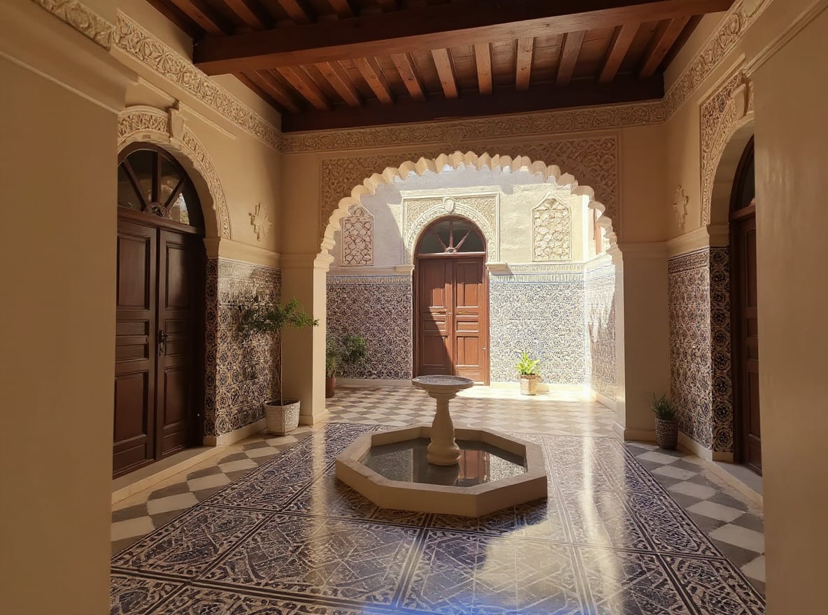 Un ancien Riad en ruine au cœur de la Palmeraie