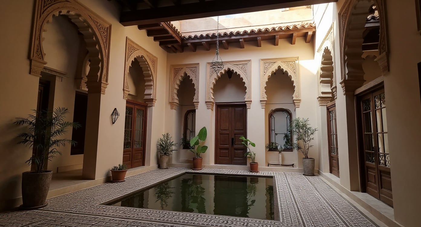 Riad de charme de 6 suites en exploitation dans la Médina