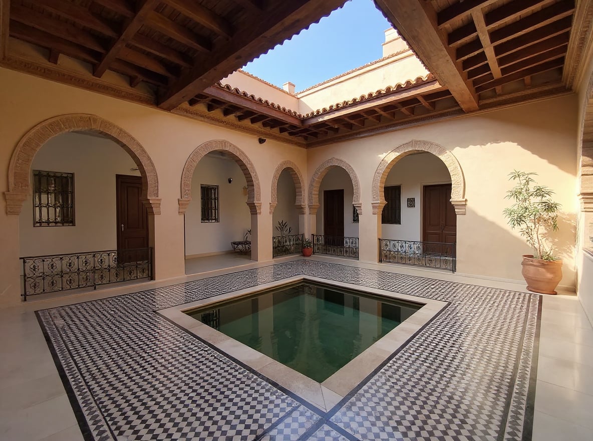 Vente Riad neuf de prestige avec 3 suites à kasbah