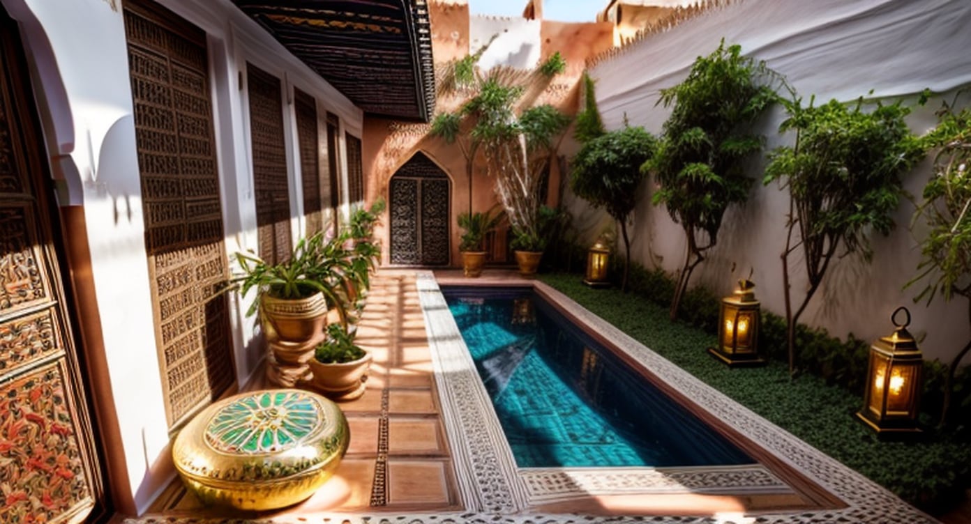 BEN SALEH, Riad 165 m2 idéal maison d’hôtes 7 Suites