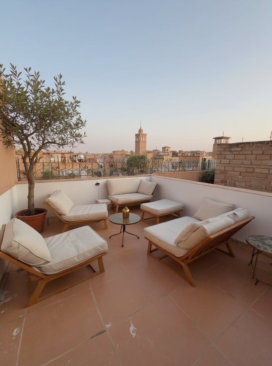 Riad à Bab Taghzout de 105m2
