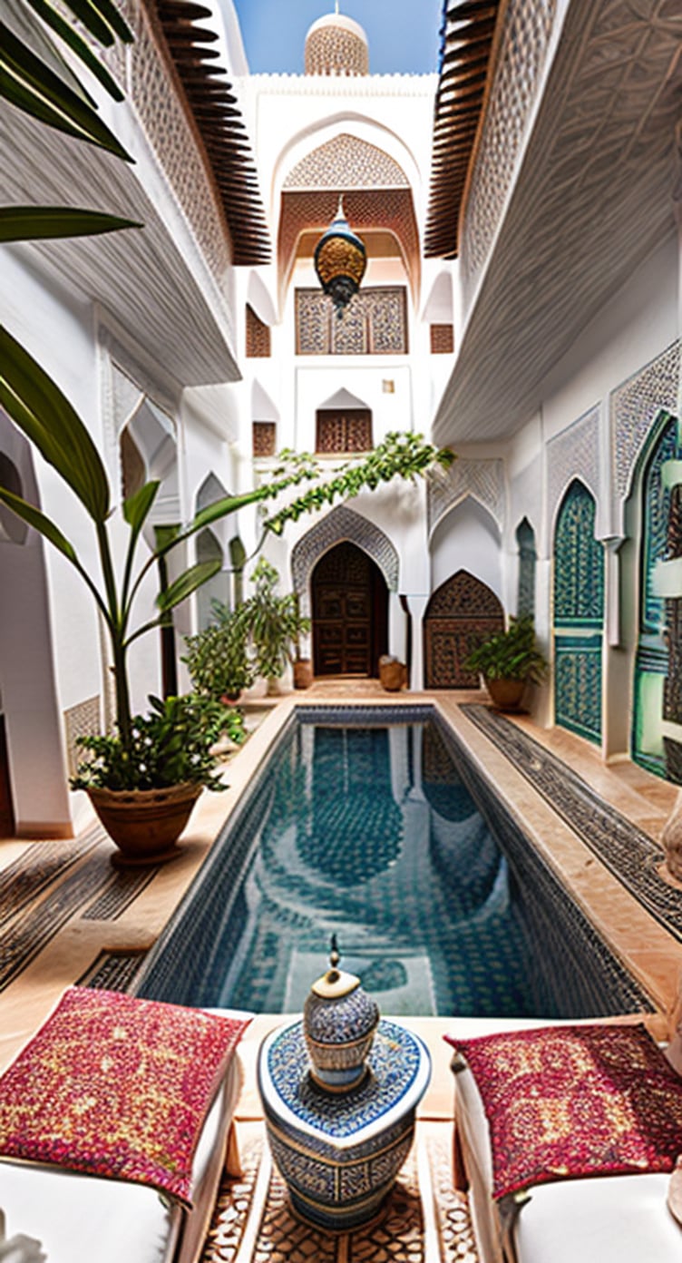 Riad titré141 m2 au sol/ 380 habitable/ 7 chambres